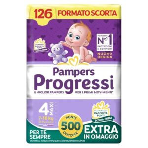Pampers Progressi: Recensione e opinioni sui pannolini Taglia 4